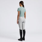 Girl's Training Jersey Polo in Teal Green