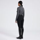 Wool Long Sleeve Turtleneck Top in Grey