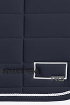 Jersey Jumping Saddle Pad in Navy with White Trim