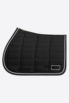 Jersey Jumping Saddle Pad in Black with White Trim