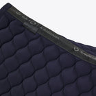 Circular Quilted Jumping Saddle Pad in Navy
