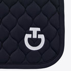 Circular Quilted Jumping Saddle Pad in Navy