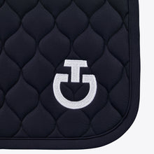 Circular Quilted Jumping Saddle Pad in Navy