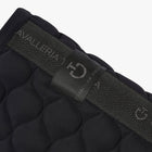 Circular Quilted Jumping Saddle Pad in Black