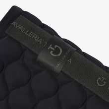Circular Quilted Jumping Saddle Pad in Black