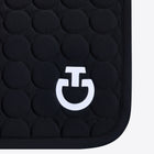 Circle Quilted Jumping Saddle Pad in Black