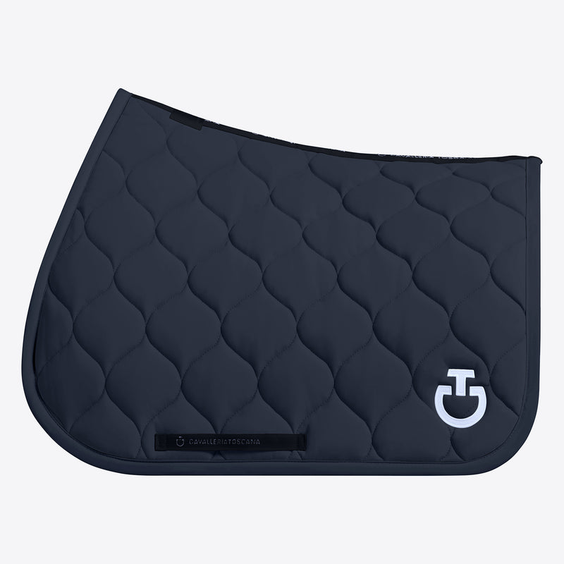 Quilted Jumping Saddle Pad in Navy