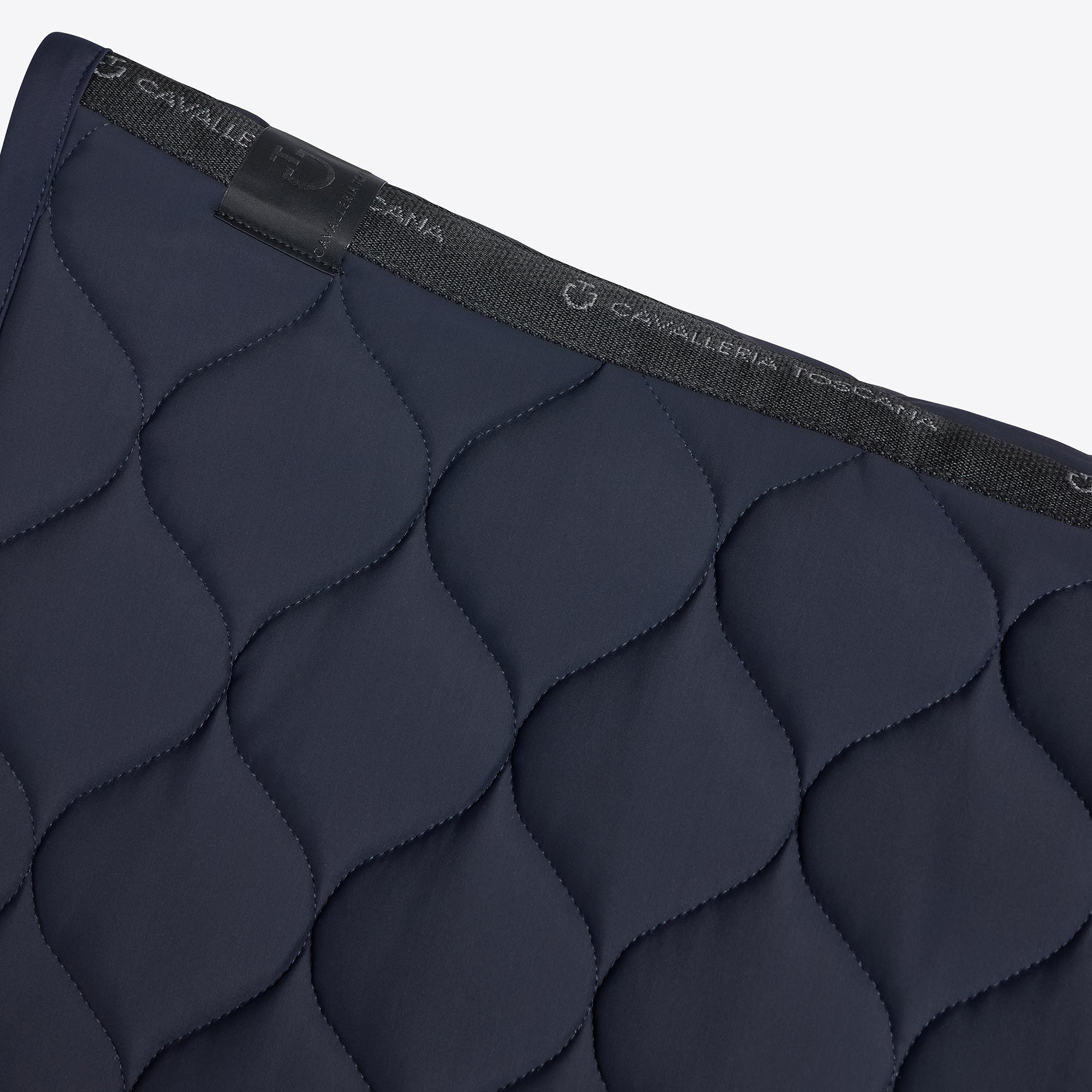 Quilted Jumping Saddle Pad in Navy