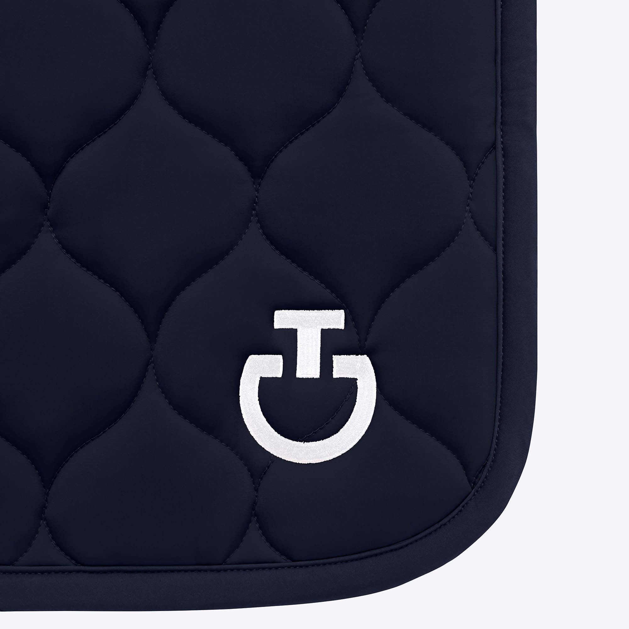 Quilted Jumping Saddle Pad in Navy