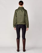 Short Padded Jacket in Green