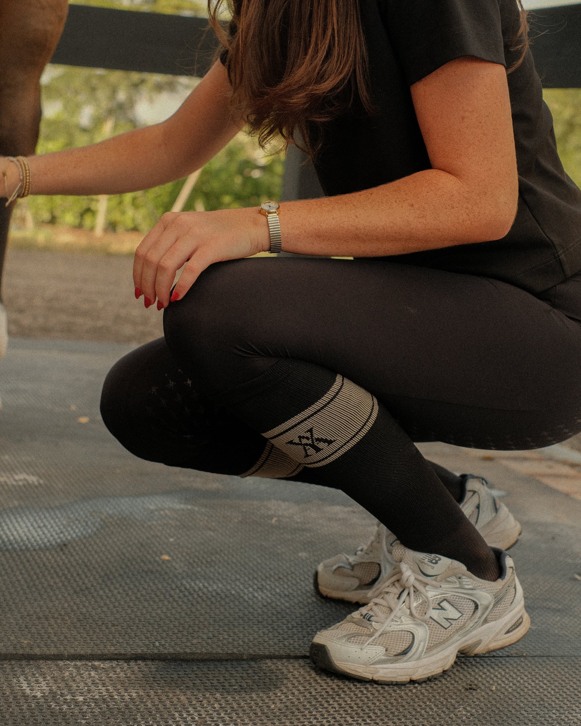 Signature Riding Socks in Black