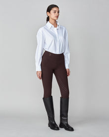 Stretchy Riding Shirt in White