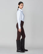 Stretchy Riding Shirt in White