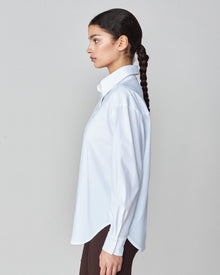 Stretchy Riding Shirt in White