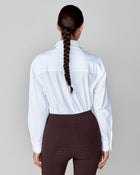 Stretchy Riding Shirt in White