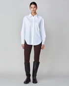 Stretchy Riding Shirt in White