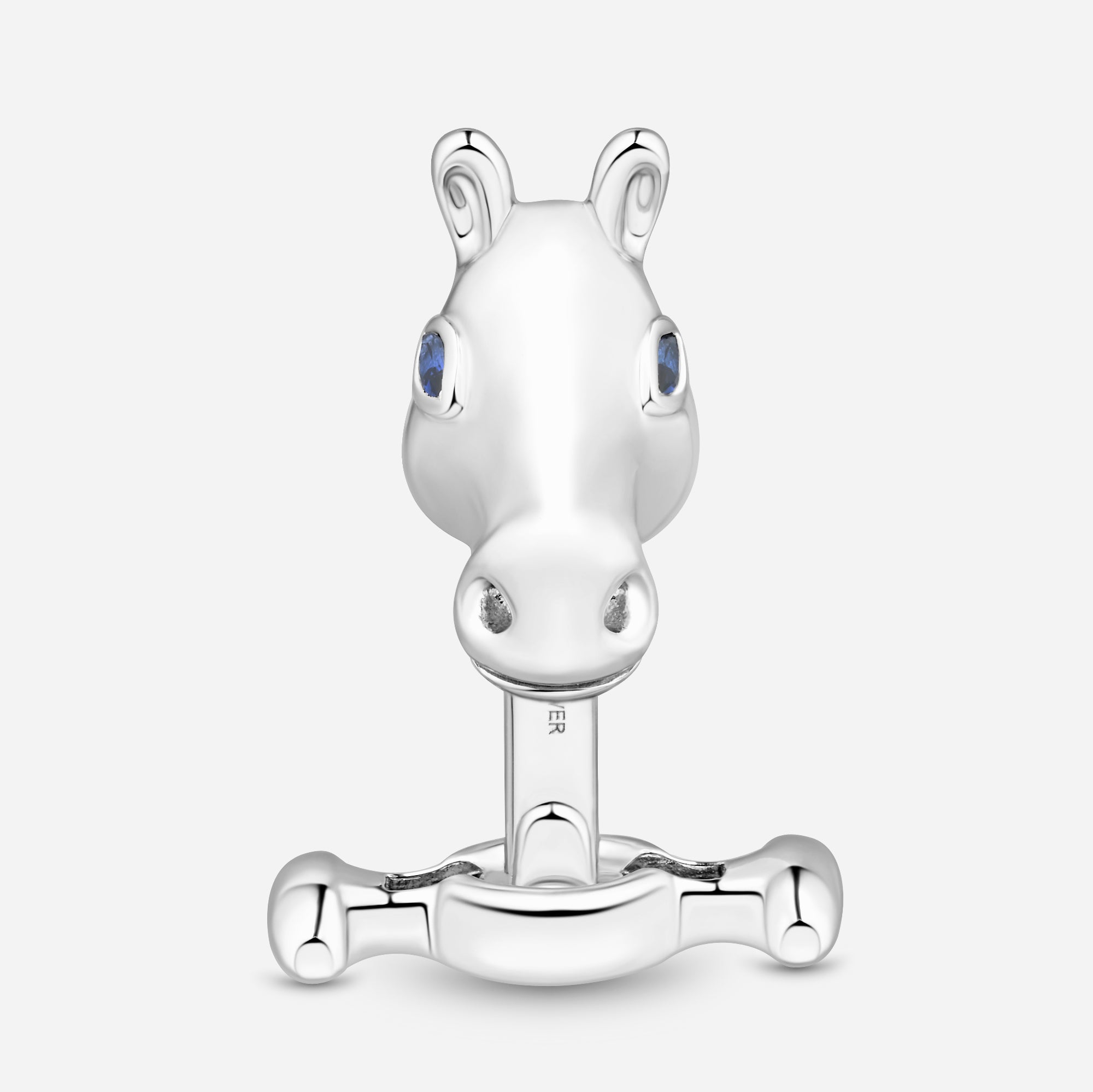 Celebration Horse Head Cufflinks in Silver