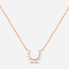 Confidence Necklace in 9k Pink Gold with White Diamonds