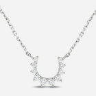 Confidence Necklace in 9k White Gold with White Diamonds