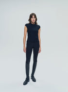 Totem Technical Short Sleeve Top in Black