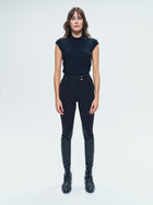 Totem Technical Short Sleeve Top in Black