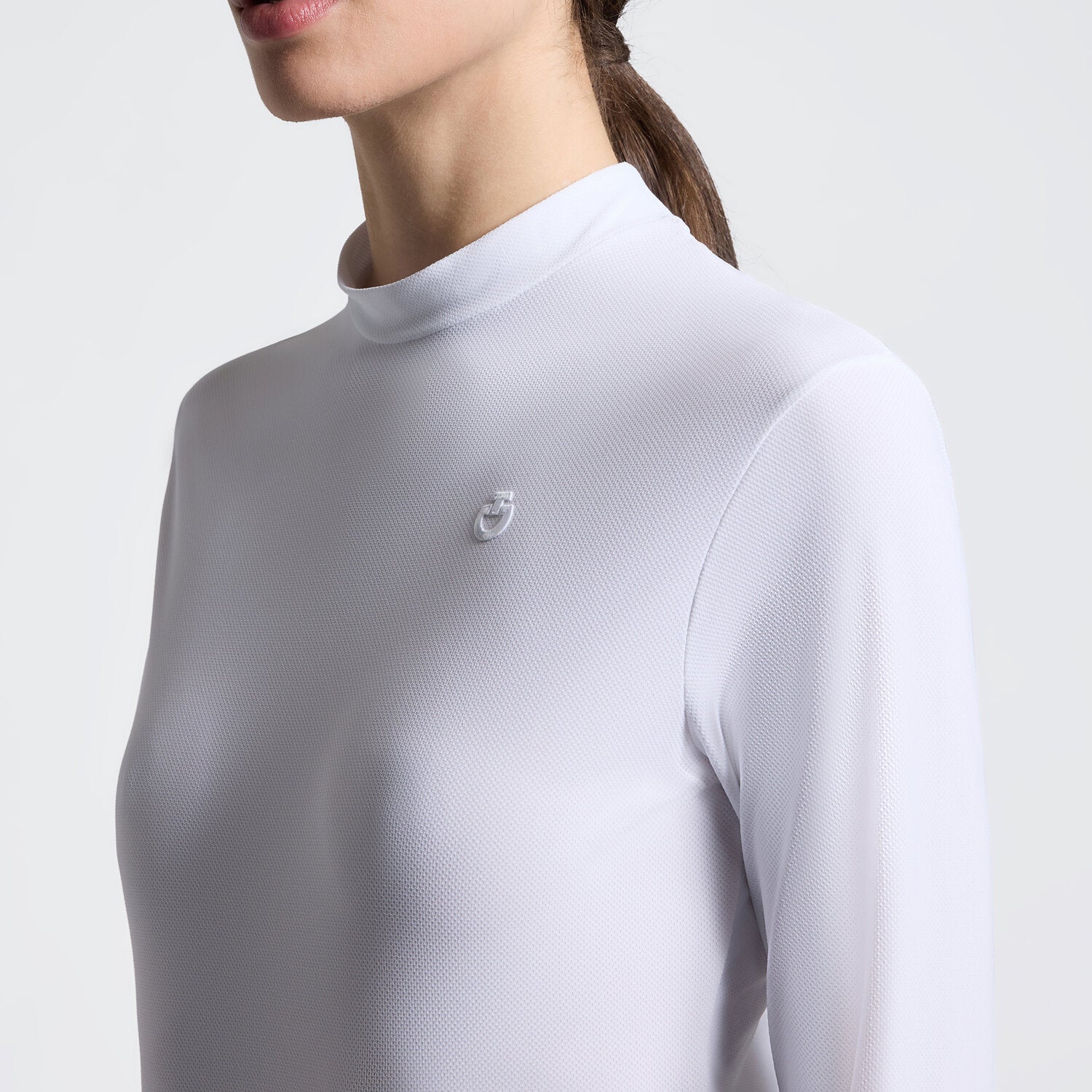 Jersey Long Sleeve Training Top in White