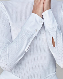 Timeless Mesh Show Shirt in White