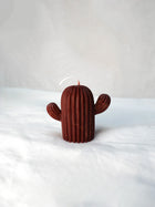 Cactus Candle in Heritage Brown