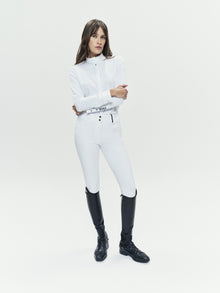 Giovani Grip Shaping Breeches in White